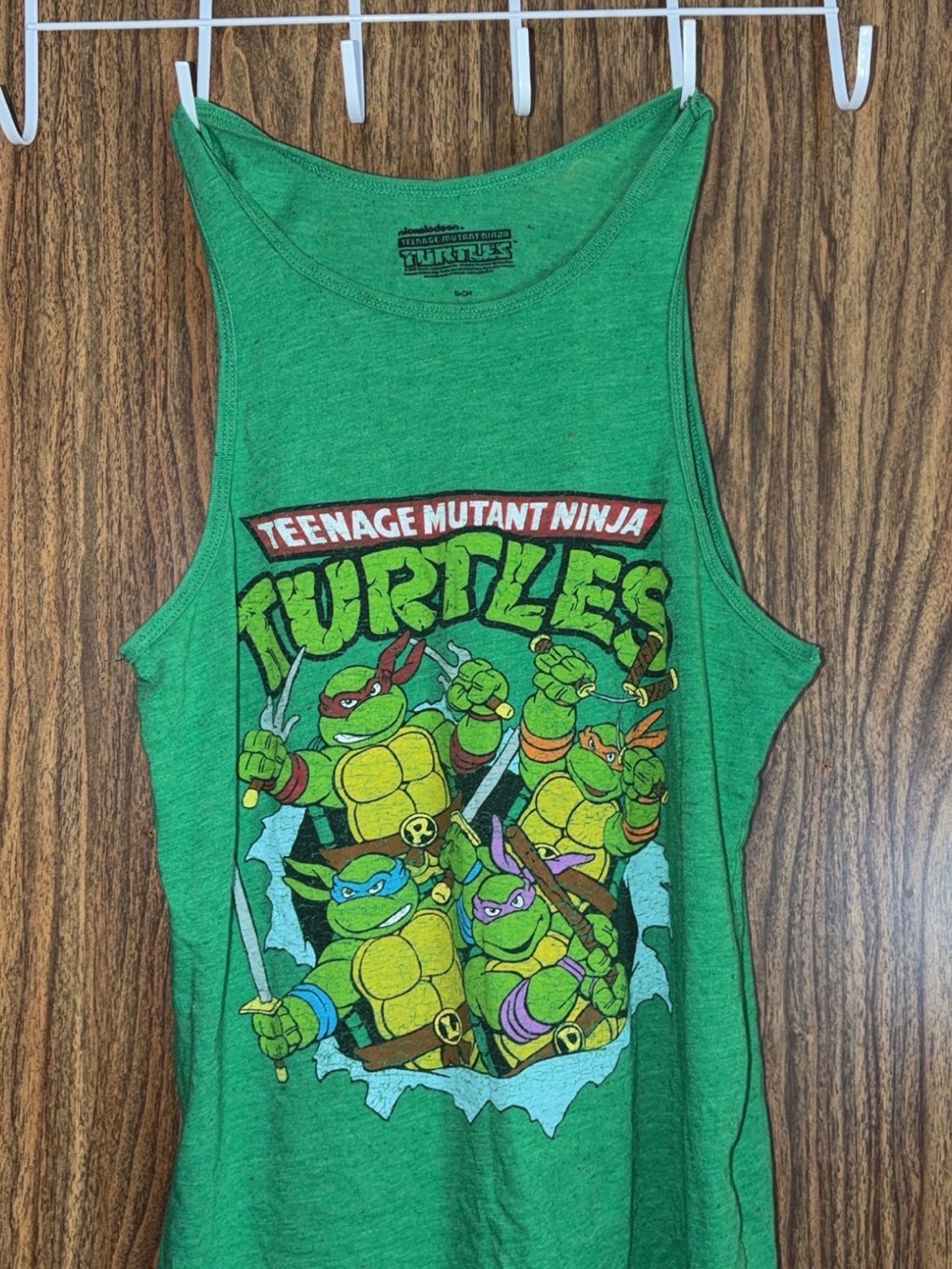 Teenage Mutant Ninja Turtles Green Graphic Tank Top
